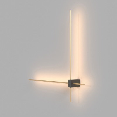 Maytoni - Pars - Lampada da parete a LED con struttura in alluminio dal design moderno - 1 Lampadina Led Integrato 12W - Lumen 1050 - Gradi Kelvin 3000k Luce Calda - IP 20 - SKU: C070WL-L12