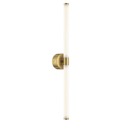 Maytoni - Axis - Lampada da parete a LED struttura in alluminio dal design moderno ed elegante - Colore: Oro - 1 Lampadina - Led Integrato - 16W - Lumen 1400 - Gradi Kelvin 3000k Luce Calda - IP 20 - SKU: MOD106WL-L16G3K