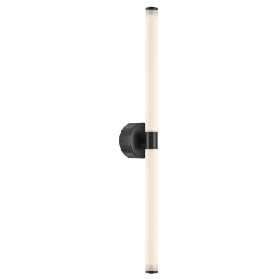 Maytoni - Axis - Lampada da parete a LED struttura in alluminio dal design moderno ed elegante - Colore: Nero - 1 Lampadina - Led Integrato - 16W - Lumen 1400 - Gradi Kelvin 3000k Luce Calda - IP 20 - SKU: MOD106WL-L16B3K