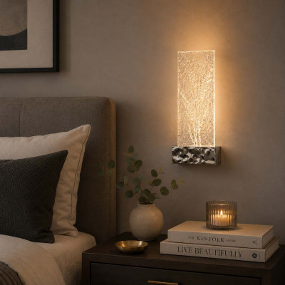 Maytoni Ornate Lampada da parete in metallo con diffusore in acrilico a led Colore: Cromato