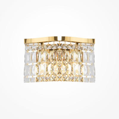 Maytoni - Dune - Lampada da parete in stile classico in metallo con pendenti in vetro - Colore: Oro - 1 Lampadina - E14 - 60W - IP 20 - SKU: DIA005WL-02G