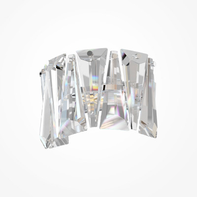 Maytoni - Puntes - Lampada da parete moderna in metallo con diffusore in vetro - Colore: Cromato - 1 Lampadina E14 60W - IP20 - SKU: MOD043WL-01CH