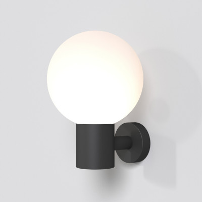 Maytoni - Bold - Lampada da parete per esterno con diffusore a boccia in pvc dal design moderno - 1 Lampadina E27 60W - IP54 - SKU: O598WL-01