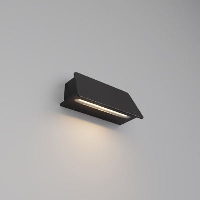 Maytoni - Trupp - Lampada da parete piccola da esterno in alluminio e diffusore in acrilico a LED - 1 Lampadina Led Integrato 6W - Lumen 300 - Gradi Kelvin 3000k Luce Calda - IP54 - SKU: O429WL-L6