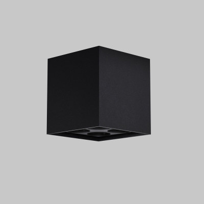 Maytoni - Ares - Lampada da soffitto a LED per esterni struttura in metallo e diffusore in vetro - 4 Lampadine Led Integrato 8W - Lumen 500 - Gradi Kelvin 3000k Luce Calda - IP54 - SKU: O309CL-L8