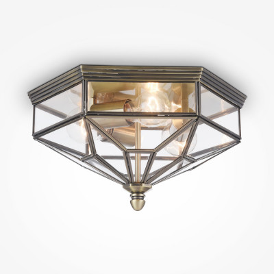 Maytoni - Zeil - Lampada da Soffitto classica struttura in metallo e diffusore in vetro - 3 Lampadine E27 60W - IP20 - SKU: H356-CL-03