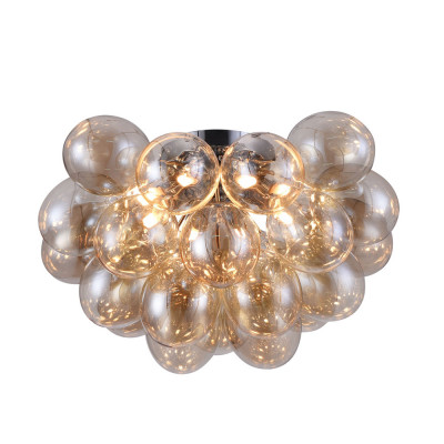 Maytoni - Balbo - Lampada Da Soffitto con diffusori a sfere in vetro trasparente - 8 Lampadine G9 28W - IP20 - SKU: MOD112CL-08
