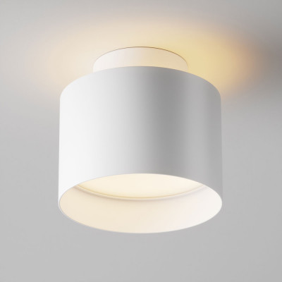 Maytoni - Planet - Lampada da soffitto moderna con 2 sorgenti luminose struttura in alluminio - Colore: Bianco - 1 Lampadina - Led Integrato - 12W - Lumen 500 - Gradi Kelvin 3000k Luce Calda - IP20 - SKU: C009CW-L12W