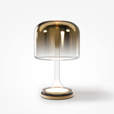 Maytoni - Spirito - Lampada da tavolo con base e diffusore in vetro con led dimmerabile - Colore: Oro - 1 Lampadina - Led Integrato - 18W - Lumen 820 - Gradi Kelvin 3000k Luce Calda - IP20 - SKU: MOD286TL-L18G3K