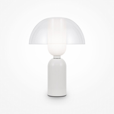  Maytoni - Memory - Lampada da tavolo moderna con diffusore in vetro a forma di fungo - 1 Lampadina E14 60W - IP20 - SKU: MOD177TL-01 