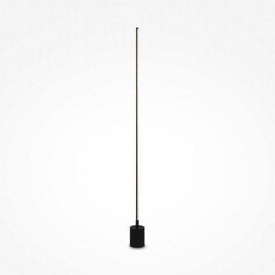Maytoni Flower Lampada da terra a LED dimmerabile con struttura in metallo dal design moderno Colore: Nero