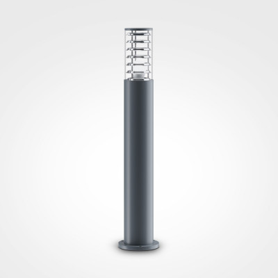 Maytoni - Bronx - Lampione da giardino con diffusore in vetro dal design moderno - Colore: Grigio - 1 Lampadina E27 60W - IP 54 - SKU: O576FL-01GR1