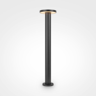 Maytoni - Wald - Lampione da giardini con diffusore a led dal design moderno - 1 Lampadina Led Integrato 12W - Lumen 1000 - Gradi Kelvin 3000k Luce Calda - IP65 - SKU: O420FL-L12/