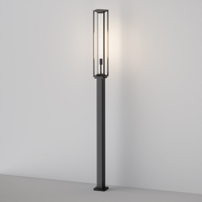 Maytoni - Cell - Lampione da giardino grande struttura in alluminio diffusore in acrilico - Colore: Grafite - 1 Lampadina E27 40W - IP54 - SKU: O452FL-01GF3