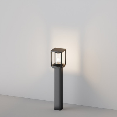 Maytoni - Cell - Lampione da giardino medio struttura in alluminio diffusore in acrilico - Colore: Grafite - 1 Lampadina E27 40W - IP54 - SKU: O452FL-01GF2
