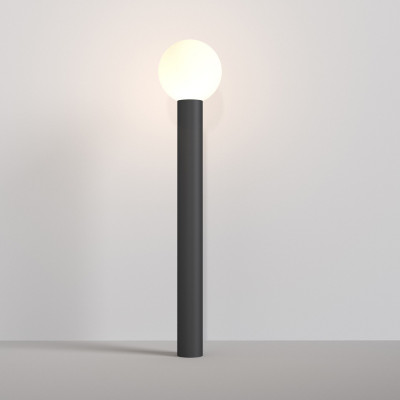 Maytoni - Bold - Lampione da giardino con diffusore a boccia in pvc - 1 Lampadina E27 60W - IP54 - SKU: O598FL-01