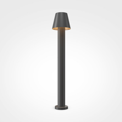 Maytoni - Harz - Lampione da giardino con diffusore a led dal design moderno - 1 Lampadina Led Integrato 5W - Lumen 400 - Gradi Kelvin 3000k Luce Calda - IP65 - SKU: O421FL-L5