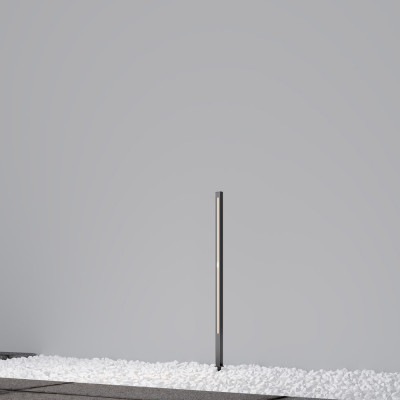 Maytoni - Pole - Lampioncino da giardino struttura in alluminio e diffusore a LED - Colore: Grafite - 1 Lampadina Led Integrato 12W - Lumen 600 - Gradi Kelvin 3000k Luce Calda - IP65 - SKU: O440FL-L12GF3K