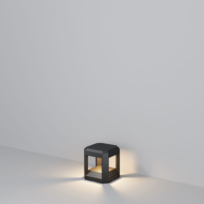 Maytoni - Royal Mile - Lampioncino da giardino con diffusore a LED dal design moderno - 1 Lampadina Led Integrato 13W - Lumen 330 - Gradi Kelvin 3000k Luce Calda - 65 - SKU: O019FL-L13GR3K