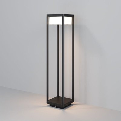 Maytoni - Baker Street - Lampione da giardino con diffusore a LED dal design moderno - 1 Lampadina Led Integrato 10W - Lumen 520 - Gradi Kelvin 3000k Luce Calda - 65 - SKU: O021FL-L10B3K