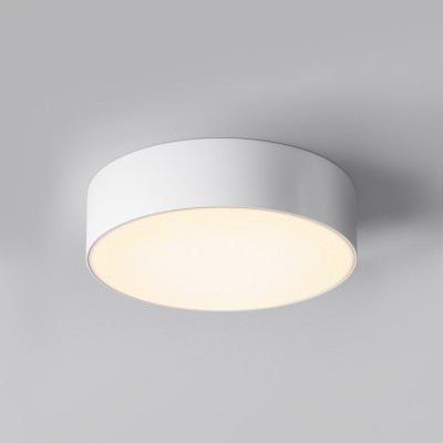 Maytoni - Zon - Plafoniera a led per esterno con struttura rotonda in alluminio e acrilico - 1 Lampadina Led Integrato 30W - Lumen 2200 - Gradi Kelvin 3000k Luce Calda - IP65 - SKU: O431CL-L30