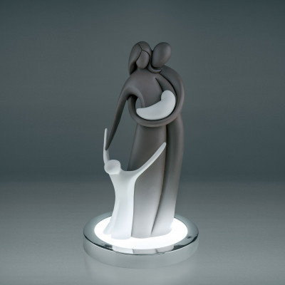 Bongelli Preziosi Lampada da comodino a Led Famiglia Colore: Tortora