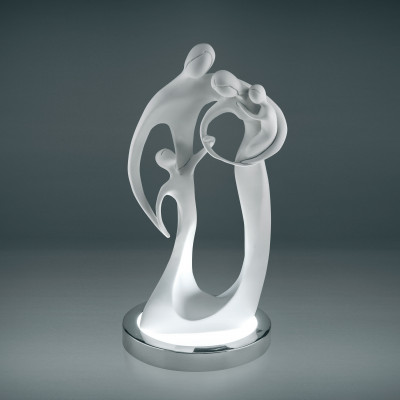 Bongelli Preziosi - Lampada da comodino a Led Famiglia a 4 - 1 Lampadina Led Integrato - Gradi Kelvin 4000k Luce Naturale - SKU: ME1227