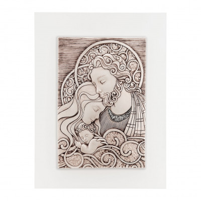 Bongelli Preziosi - Capezzale moderno con Sacra Famiglia 30x40 - SKU: ME1233