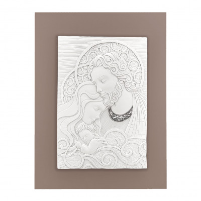 Bongelli Preziosi - Capezzale classico Sacra Famiglia 30x40 - Colore: Bianco/Tortora - SKU: ME1234/2T