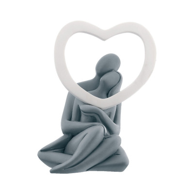 Bongelli Preziosi Statuina con innamorati e cuore Infinity Colore: Grigio