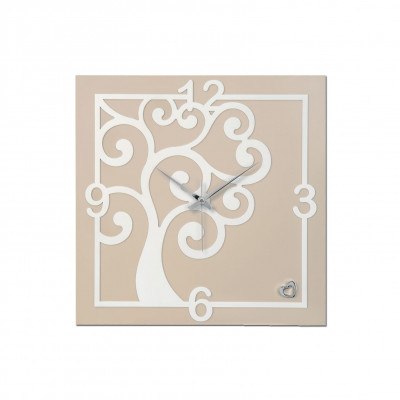 Bongelli Preziosi - Albero della Vita - Orologio da parete con albero della vita - Colore: Nocciola - SKU: ME1586/N