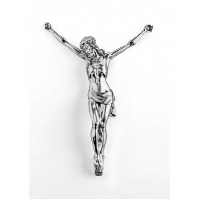 Bongelli Preziosi - Crocifisso grande argentato dalle linee moderne 23x32 - Colore: Argento - SKU: ME2116/3