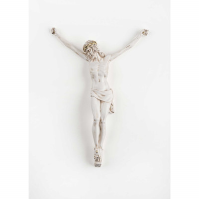 Bongelli Preziosi - Crocifisso da parete grande dalle linee moderne 23x32 - Colore: Avorio - SKU: ME2117/3