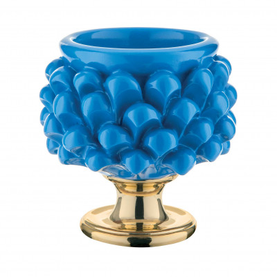 Bongelli Preziosi Vaso portapiantina dalle linee moderne Colore: Blu