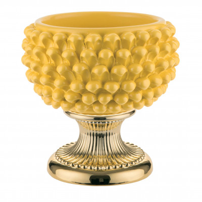 Bongelli Preziosi Centrotavola dalle linee moderne in marmorino Colore: Giallo