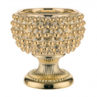 Bongelli Preziosi Centrotavola dalle linee moderne in marmorino Colore: Oro