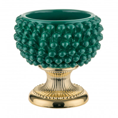 Bongelli Preziosi Centrotavola dalle linee moderne in marmorino Colore: Verde