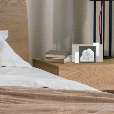 Bongelli Preziosi - Capezzale da tavolo mini sacra famiglia moderno con struttura in legno - SKU: ME2259/1