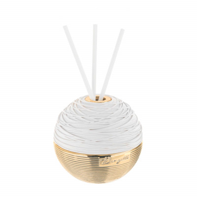  Bongelli Preziosi - Profumatore pallina di fili in marmorino dalle linee moderne con bastoncini - SKU: ME2311 