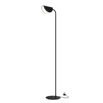 Maytoni - Mollis - Lampada da terra con struttura e diffusore in metallo dal design moderno - Colore: Nero - 1 Lampadina G9 28W - IP20 - SKU: MOD126FL-01B