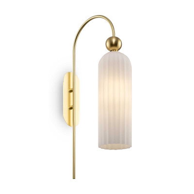 Maytoni - Antic - Lampada da parete con singolo diffusore in vetro dalle linee moderne - 1 Lampadina E14 40W - IP20 - SKU: MOD302WL-01