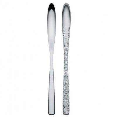 Alessi - Dressed - Cucchiaio da latte Set 6pz - Colore: Acciaio - SKU: MW03/35