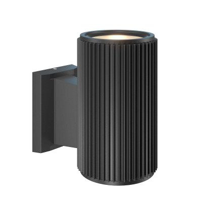 Maytoni - Rando - Applique da esterno piccola con struttura in metallo singolo diffusore - Colore: Nero - 1 Lampadina - E27 - 60W - IP20 - SKU: O419WL-01B