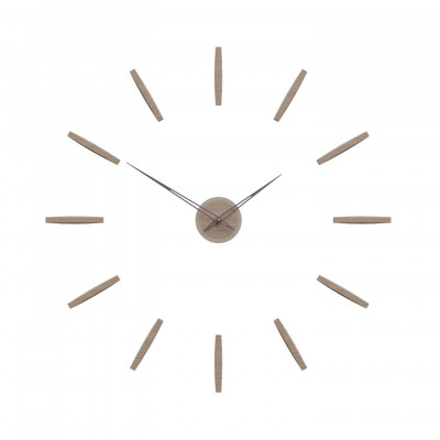 CalleaDesign - Pinturicchio - Orologio da parete in legno dal design moderno e minimalista - Colore: Noce Canaletto - SKU: 10-330-85