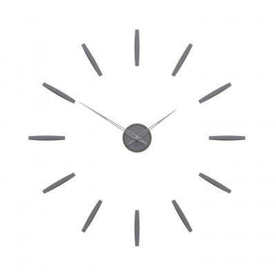 CalleaDesign - Pinturicchio - Orologio da parete in legno dal design moderno e minimalista - Colore: Radica Grigia - SKU: 10-330-84