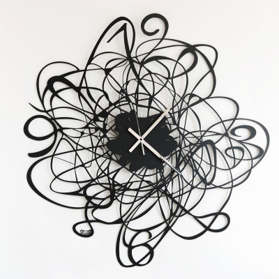Arti e Mestieri - Big Doodle - Orologio da parete - Colore: Nero - SKU: 0OR2443C71