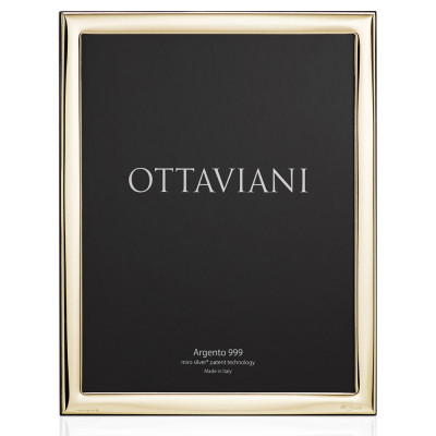 Ottaviani Miro Portafoto da tavolo con cornice liscia dal design moderno Foto 20x25 Colore: Oro