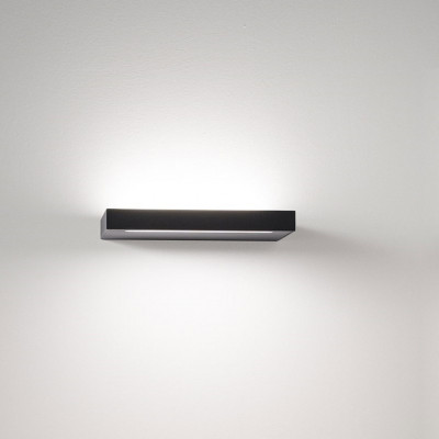 Perenz - Floor - Applique a led con struttura in metallo e diffusore in acrilico - Colore: Nero - 1 Lampadina - Led Integrato - 11W - Lumen 880+880 - Gradi Kelvin 3000k Luce Calda - IP20 - SKU: 8188NLC