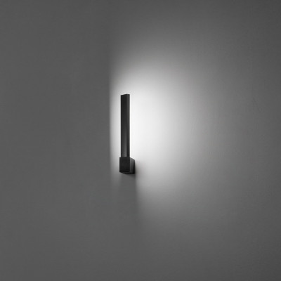 Perenz - Elle - Applique a LED da parete in metallo e diffusore in acrilico orientabile - Colore: Nero - 1 Lampadina - Led Integrato - 14W - Lumen 1120 - Gradi Kelvin 3000k-4000k-6000k - IP20 - SKU: 8228NCT