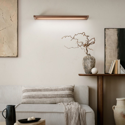 Perenz - Slim - Applique a LED da parete lineare grande in metallo e diffusore in acrilico - 1 Lampadina Led Integrato 24W - Lumen 1920 - Gradi Kelvin 2700K-3000K-4000K - IP20 - SKU: 8454